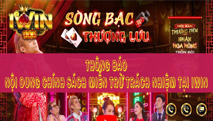 Không đảm bảo trách nhiệm đối với những người tham gia