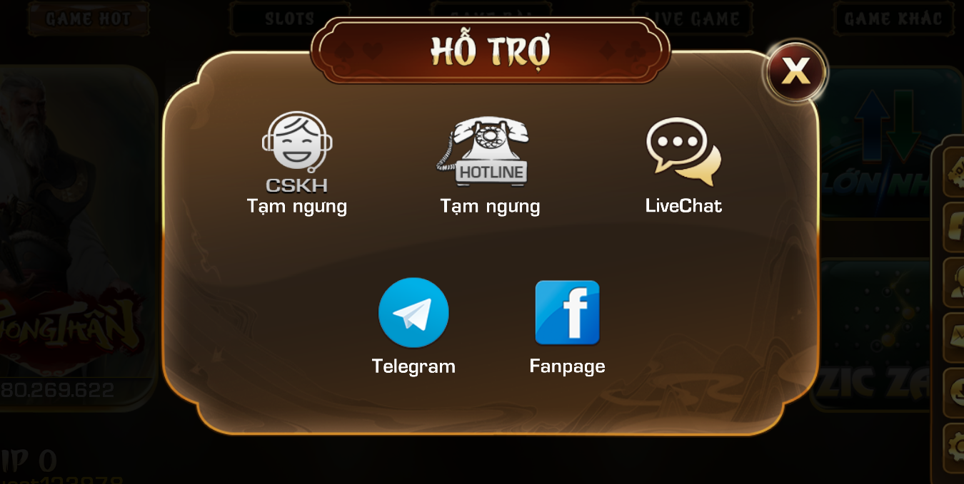 Hỗ trợ liên hệ Iwin Club 24/24