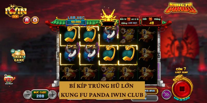 Bí kíp trúng hũ lớn trong Kung Fu Panda Iwin Club