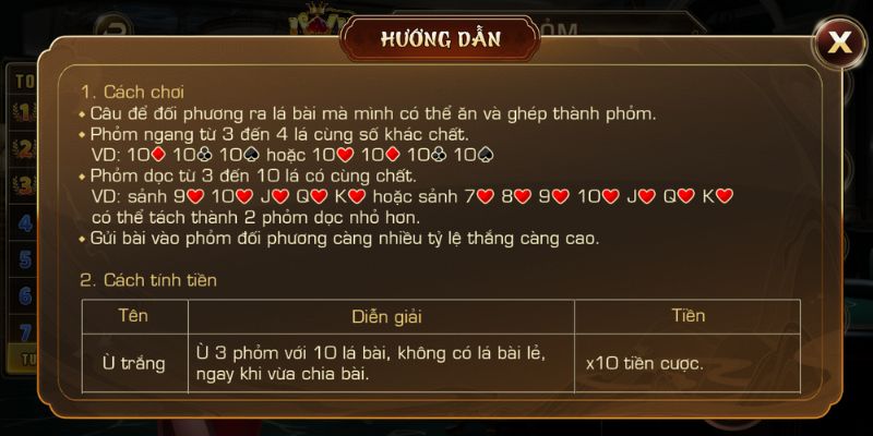 Luật lệ của game Phỏm Iwinclub anh em cần hiểu rõ