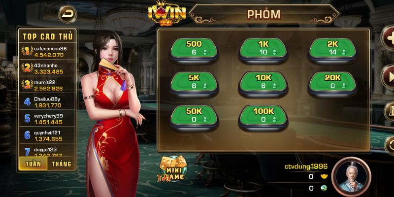 Tìm hiểu sơ lược về game phỏm Iwin Club